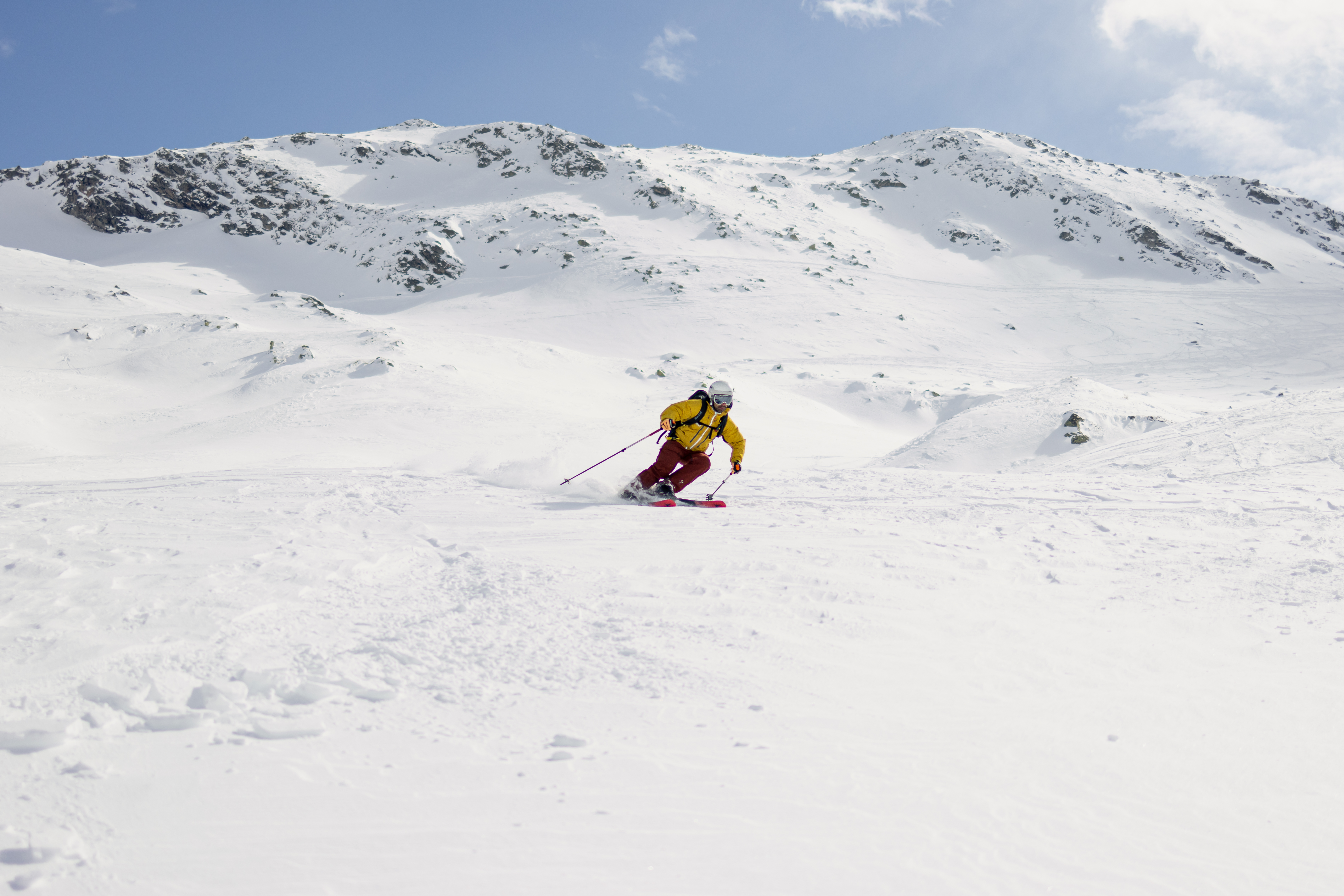 Ein Skifahrer